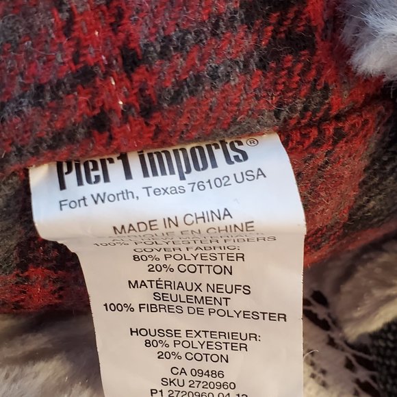 Pier 1 Sitting Animal Bently The Raccoon Pillow Door Stop - Picture 9 of 11